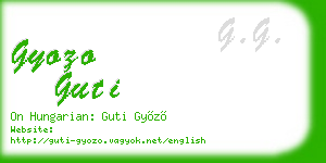 gyozo guti business card