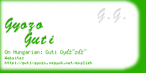 gyozo guti business card